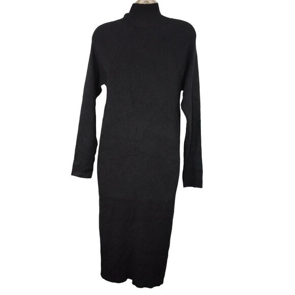 Isabel Maternity by Ingrid Isabel Ribbed Knit Dress Women Size XS Turtleneck NEW - Picture 4 of 7